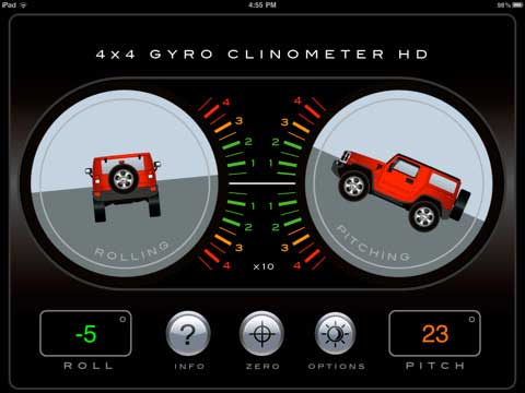 4x4 Gyroscope Tilt Pro HD