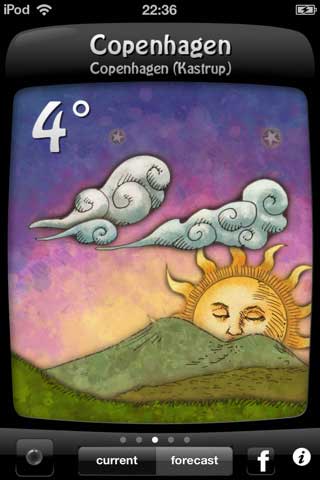 تطبيق Weather Doodle