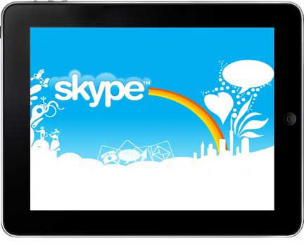 برنامج Skype في طريقه الى الايباد