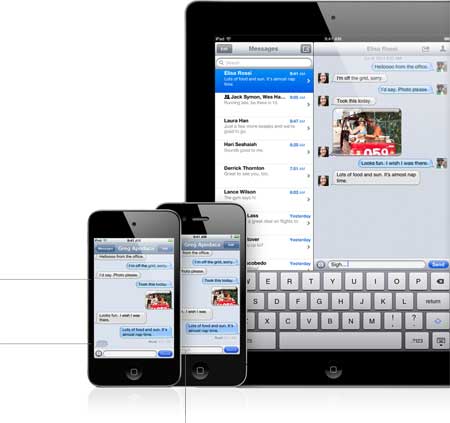 خدمة iMessage للرسائل والدردشة عبر أجهزة أبل