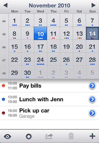 تطبيق Week Calendar