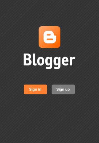 تطبيق Blogger