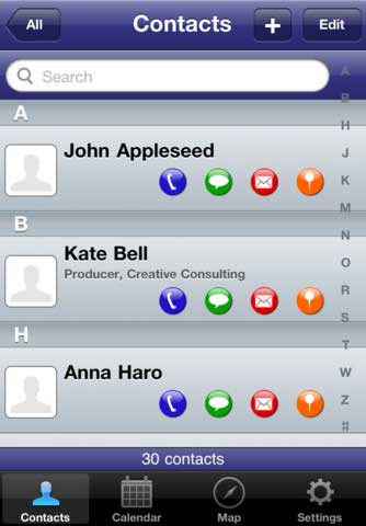 تطبيق ContactBook المجاني