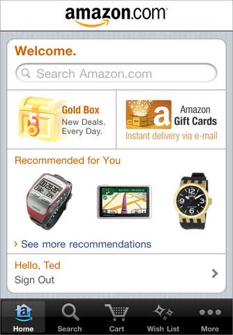 تطبيق Amazone Mobile