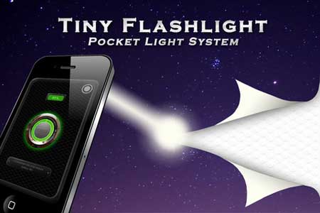 تطبيق Tiny Flashlight
