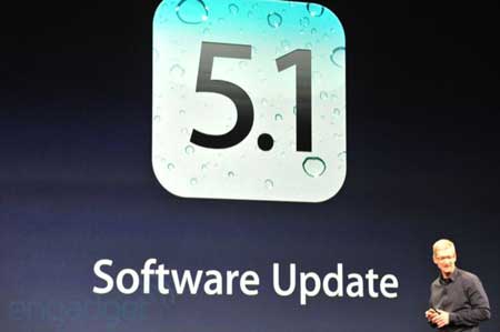 تيم كوك يعلن عن نظام التشغيل IOS 5.1