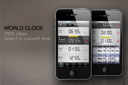 تطبيق Timezone Clock