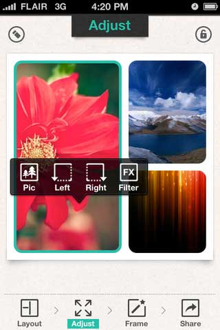 تطبيق "Photo Frame &FX" اطارات للصور