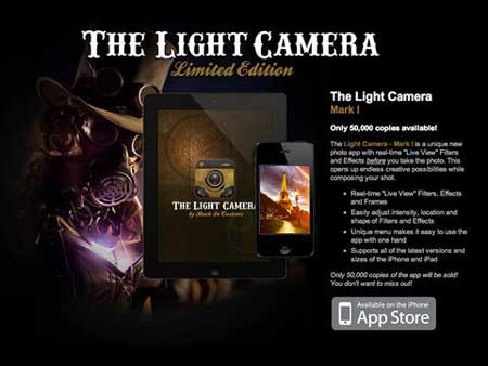 تطبيق The Light Camera - Mark I