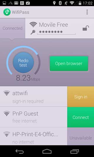 تطبيق WifiPass - Free internet