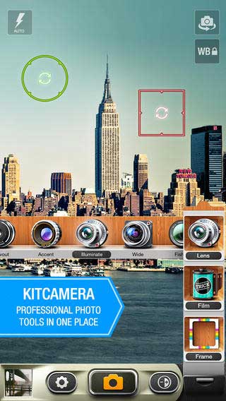 تطبيق KitCamera لتحرير الصور