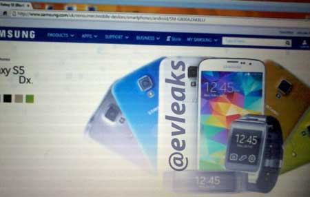 تسريب صور ومواصفات هاتف Galaxy S5 Mini