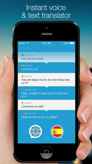 تطبيق Speak & Translate لترجمة الصوت للأيفون والآيباد
