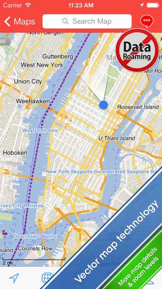 تطبيق City Maps 2Go Pro للأيفون والآيباد