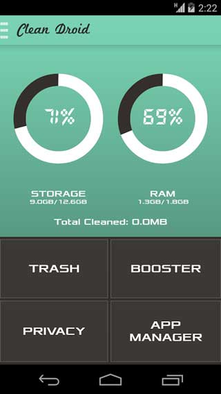 تطبيق Clean Droid: Deep Cleaner