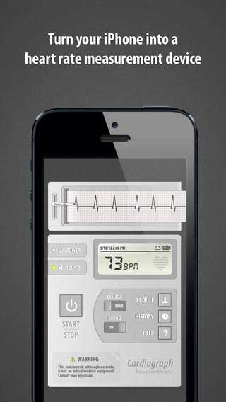 تطبيق Cardiograph لقياس نبضات قلبك للأيفون