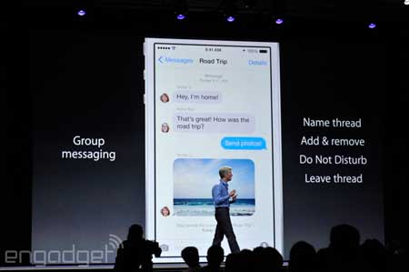 ميزات جديدة لتطبيق iMessage في iOS 8