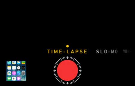 ميزة Time Lapse لتصوير فيديو بطيء