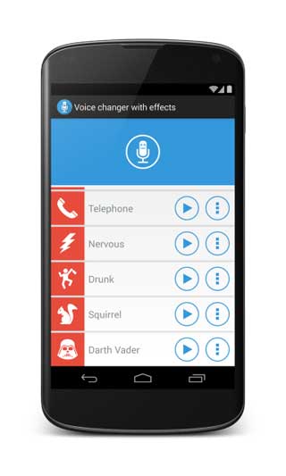تطبيق Voice changer with effects لتغيير الصوت !