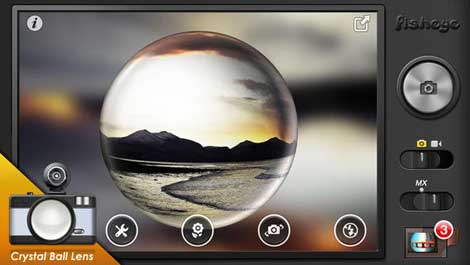 تطبيق Fisheye Pro لالتقاط صور بخاصية عين السمكة