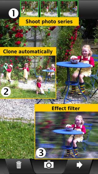 تطبيق ClonErase Camera لتكرار او حذف أي جزء من الصورة