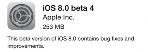 آبل تطلق التحديث الجديد iOS 8 Beta 4 بتحسينات بسيطة