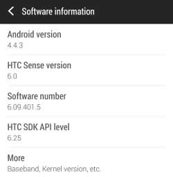 جهاز HTC ONE M7 يحصل على أندرويد كيت كات 4.4.3