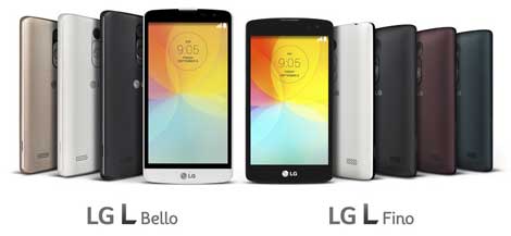 LG تعمل على جهازين L Fino و L Bello للسوق النامية