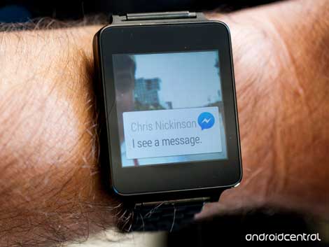 تحديث تطبيق Facebook Messenger لدعم ساعات أندرويد وير