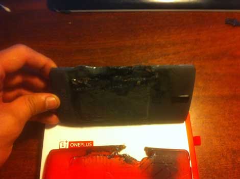 انفجار جهاز OnePlus One