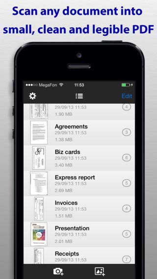 تطبيق SharpScan Pro لتحويل أيفونك إلى سكانار