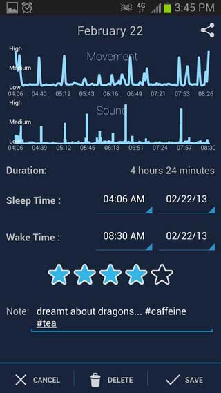تطبيق SleepBot لتحليل نومك ولنوم مفيد وصحي
