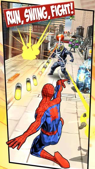 لعبة Spider-Man Unlimited للأيفون والآيباد