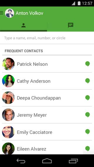 تطبيق Hangouts لإجراء مكالمات مجانية ومنخفضة التكلفة