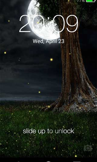 تطبيق IOS 8 Firefly Lock Screen لاعطاء شكل الأيفون لجهازك
