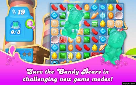 لعبة Candy Crush Soda Saga الشهيرة للاندرويد