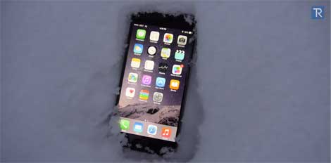 فيديو: اختبار الأيفون 6 تحت الثلج