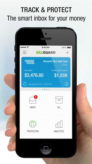 تطبيق BillGuard لحماية مصاريفك المالية