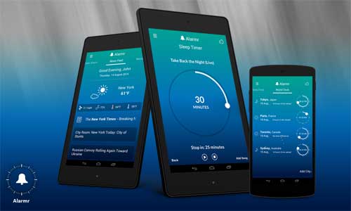 تطبيق Alarmr ساعة منبه وعرض لحالة الطقس في تطبيق واحد