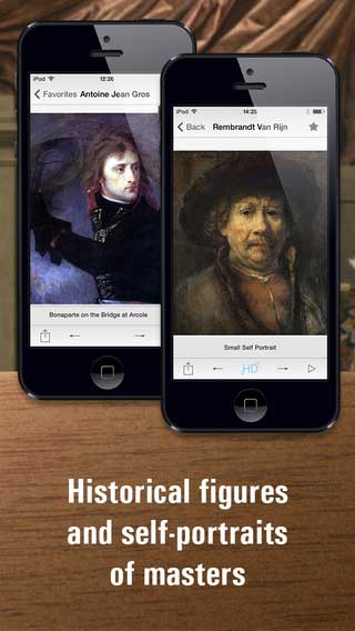تطبيق Portrait painting HD لمشاهدة أفضل وأروع اللوحات الفنية