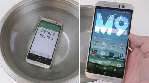 فيديو: اختبار جهاز HTC One M9 في الماء لمدة 20 دقيقة ماذا حصل؟