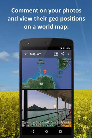 تطبيق MapCam يساعدك على معرفة مكان التقاط الصور