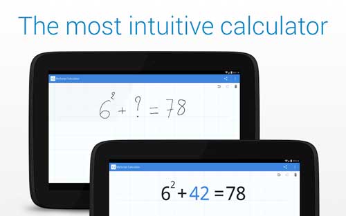 تطبيق MyScript Calculator آلة حاسبة للمتخصصين في الرياضيات
