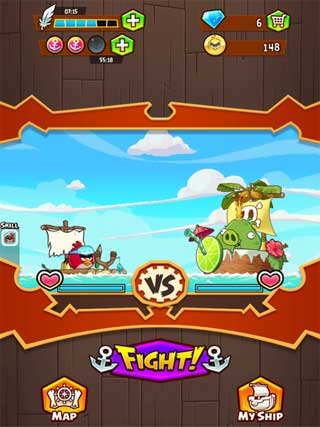 لعبة Angry Birds Fight! الطيور الغاضبة بحلة جديدة للاندرويد