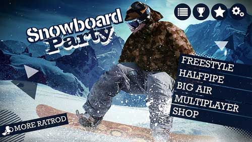 لعبة Snowboard Party Lite للتزلج على الجليد