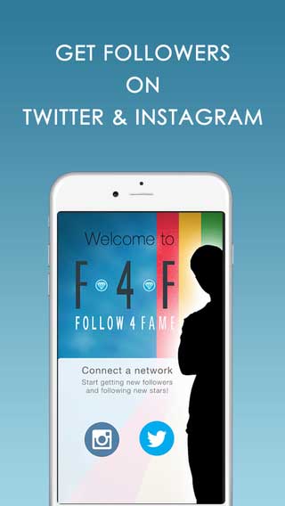 تطبيق Follow4Fame لزيادة عدد المتابعين لحسابك على تويتر وانستغرام