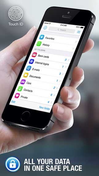 تطبيق AllPass Pro لحفظ كلمات المرور والحسابات