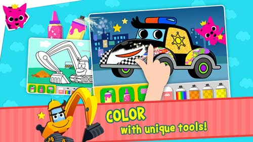 لعبة PINKFONG Car Town للأطفال المحبين للسيارات