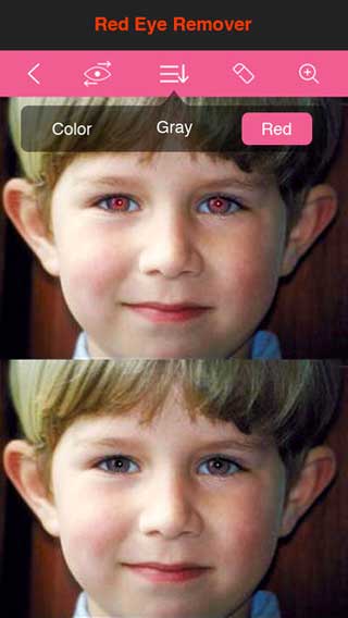 تطبيق 2 Magic Eye Color Effect للتحكم في ألوان العيون