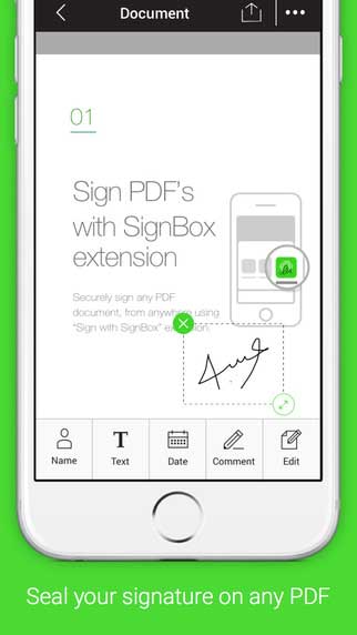 تطبيق SignBox لإنشاء وحماية توقيعك الإلكتروني